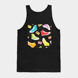 Colorful Retro Shoes Tank Top